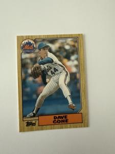 1987 Topps Traded - David Cone #24T (RC) Rookie New York Mets Yankees Royals YES