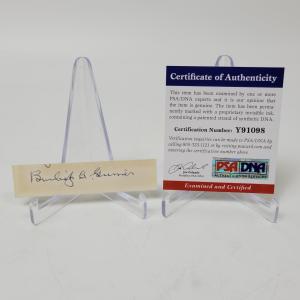 burleigh grimes autograph Cut Index Auto PSA/DNA AUTHENTIC Y91098