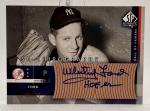 2003 SP Authentic Whitey Ford Auto /75 Yankees