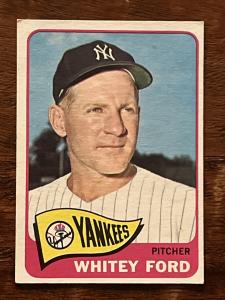 1965 Topps Whitey Ford #330 EX+ Amazing Surface Eye Appeal Yankees FREE SHIPPING
