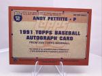 🔥Andy Pettitte 2026 Topps Series 1 1991 Topps Gold Border On Card Auto /50
