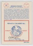 1977-84 TCMA Renata Galasso Series 3 Branch Rickey #124 HOF 0bn8