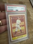 Babe Ruth Vintage Baseball Card PSA 10 Gem Mint New York Yankees Woolworth 1985