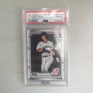 2020 Bowman Chrome Prospects Anthony Volpe PSA 10 First Bowman Chrome