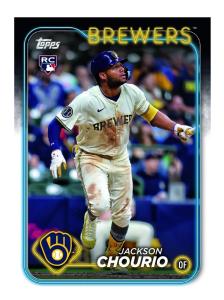 2024 Topps Update Jackson Chourio Milwaukee Brewers Rookie RC #US240