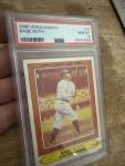 Babe Ruth Vintage Baseball Card PSA 10 Gem Mint New York Yankees Woolworth 1985