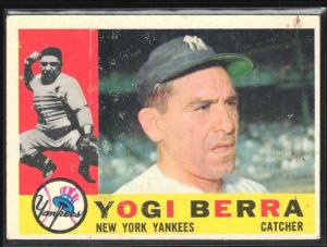 Yogi Berra 1960 Topps Baseball Card #480