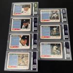 1991 Score MICKEY MANTLE Promo Set of 7 Limited Rare /5000 PSA Graded! 