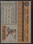Yogi Berra 1960 Topps Baseball Card #480