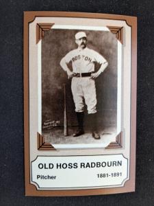 1975 Fleer Hoss Radbourn Baseball Card #5