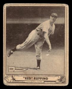 1940 Play Ball Red Ruffing Baseball Card