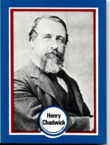 1976 Shakey's Pizza Henry Chadwick Baseball Card