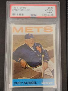 1964 Topps #324 Casey Stengel Baseball Card