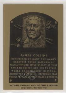 1981-89 Hall of Fame Plaques Jimmy Collins