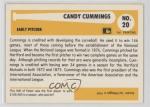 1980 SSPC Baseball Immortals Candy Cummings Card