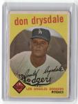 1959 Topps Don Drysdale #387 Baseball Card