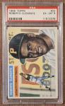 1956 Topps Roberto Clemente Baseball Card PSA 6