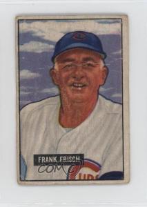 1951 Bowman Frankie Frisch #282 HOF Card