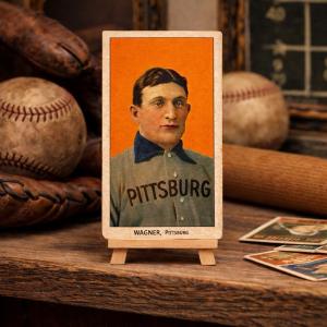 Honus Wagner T206 Vintage Style Display Card