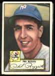 Phil Rizzuto 1952 Topps #11 Yankees Card