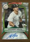 2025 Topps Tribute Anthony Volpe Auto Green /99