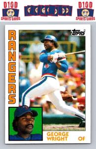 1984 Topps George Wright #688 Baseball Card