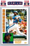 1984 Topps George Wright #688 Baseball Card