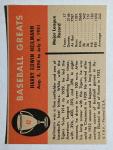 1961 Fleer Harry Heilmann #42 Sports Card