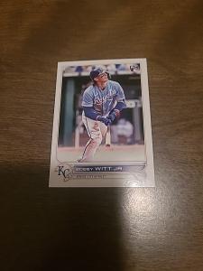2022 Topps Bobby Witt Jr Rookie Card #US100