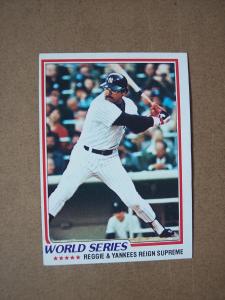 1978 Topps Reggie Jackson Baseball Card #413