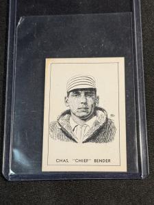 Chas Bender 1950 Callahan Baseball Immortal Card