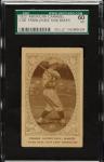 Frank 'Home Run' Baker 1922 Caramel E120 SGC 5