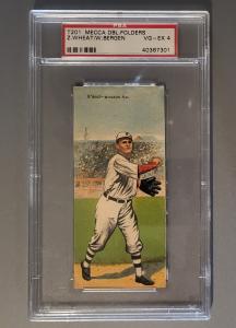 1911 T201 Mecca Brooklyn Dodgers Cards - PSA 4