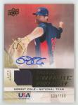 Gerrit Cole 2009 Upper Deck Auto #UFWA-8