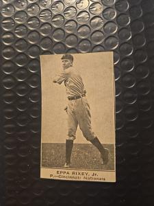1921 Eppa Rixey Jr Cincinnati Sports Card