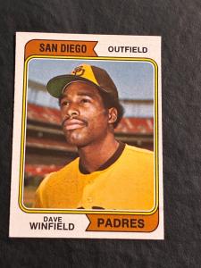 1974 Topps Dave Winfield Rookie Card #456