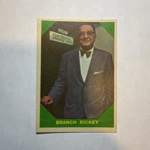 1960 Fleer Branch Rickey Baseball Card #55