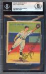 Lloyd Waner 1934-36 Diamond Stars Autographed Card