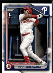 2024 Bowman Draft Kodey Shojinaga Phillies Card Lot