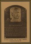 Ed Delahanty Hall of Fame Metallic Plaque Card