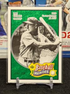 2005 Upper Deck Lou Gehrig Emerald SN /199