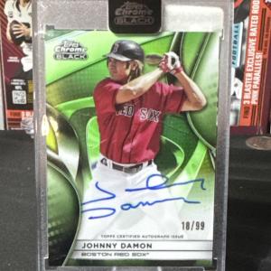 2025 Topps Chrome Johnny Damon Autograph Green Refractor