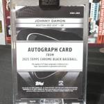2025 Topps Chrome Johnny Damon Autograph Green Refractor