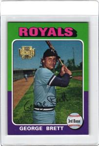 George Brett 2001 Topps Archives Rookie Card