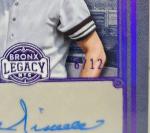 Lou Piniella 2025 Leaf Bronx Legacy Purple Auto