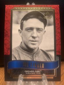 Joe Tinker 2003 SP Legendary Cuts Baseball Card
