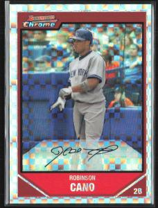 Robinson Cano 2007 Bowman Chrome X-Fractor #146