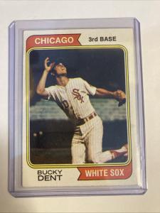 1974 Topps Bucky Dent Rookie Card #582