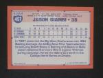 1991 Topps Traded Jason Giambi Team USA Rookie