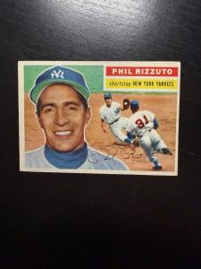 Phil Rizzuto 1956 Topps Card - Yankees Legend